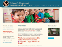 Tablet Screenshot of childrensmla.com